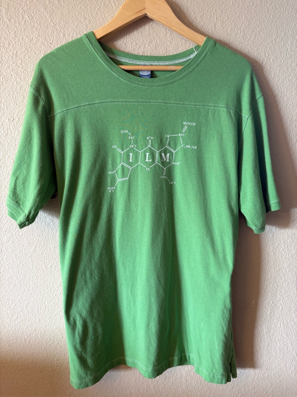 Rare Vintage 2005 ILM VFX Crew Shirt - Size L Green Light & Magic Star Wars Era